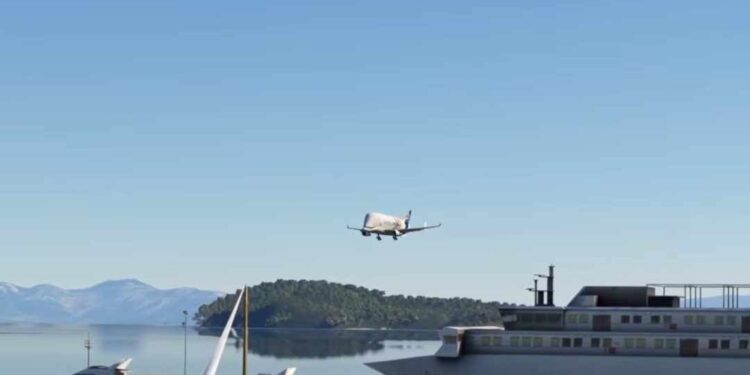 Στη Σκιάθο το μεγαλύτερο αεροπλάνο του κόσμου αλλά με προσομοίωση 